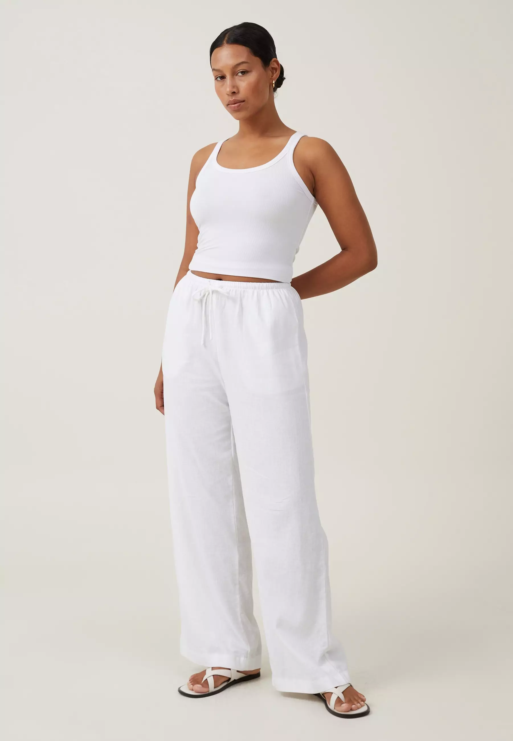 Buy Cotton On Haven Wide Leg Pants Asia Fit 2025 Online ZALORA