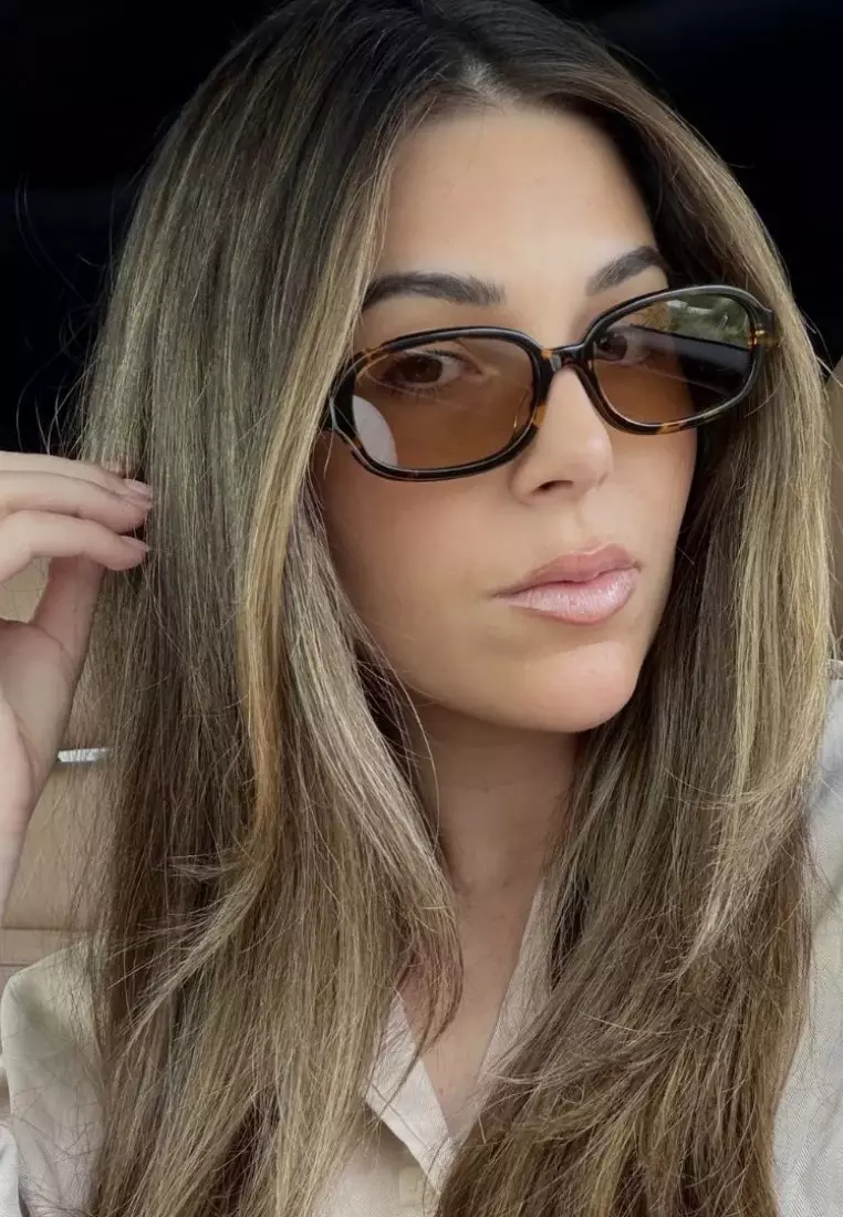 QUAY Could Never Sunglasses - Tort Yellow/Tan