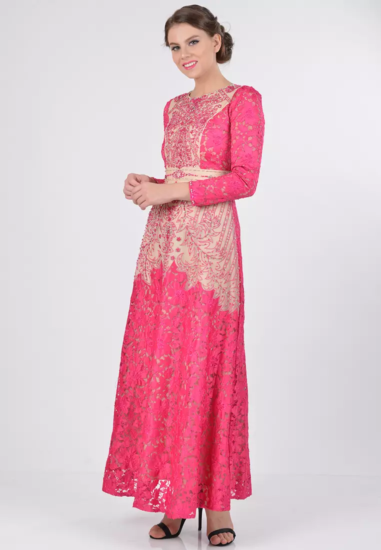 Bibiq Gamis Tile Bordir