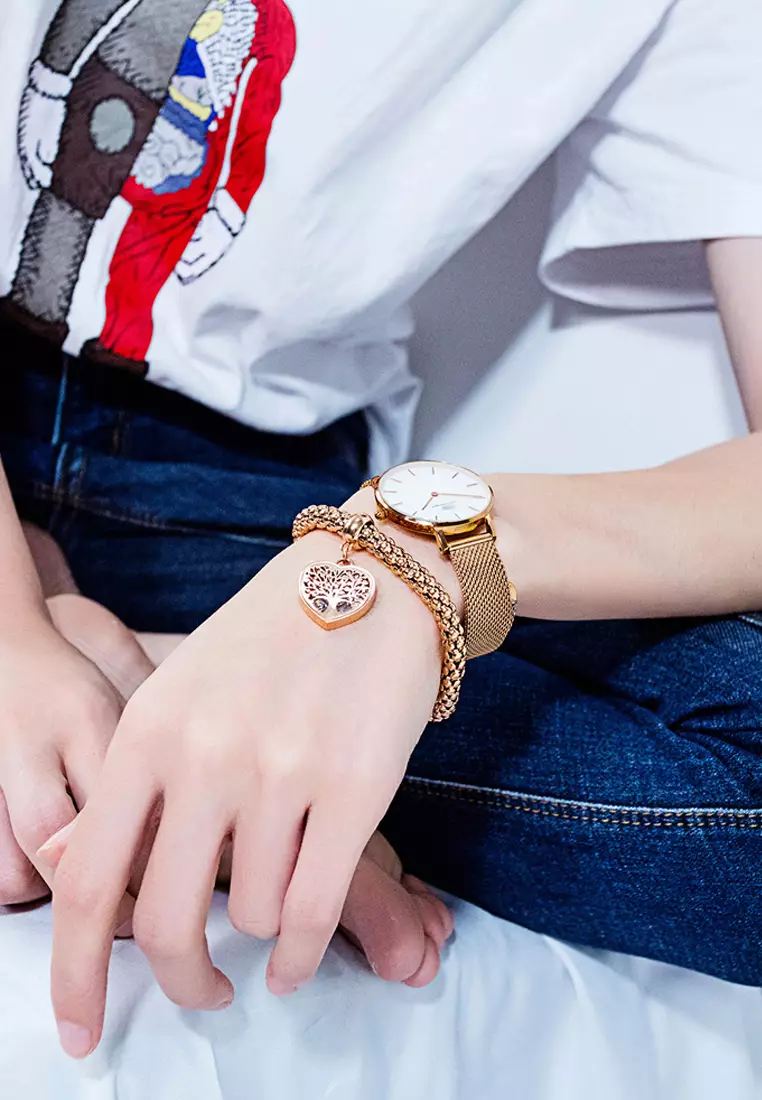 Gold tree charm online