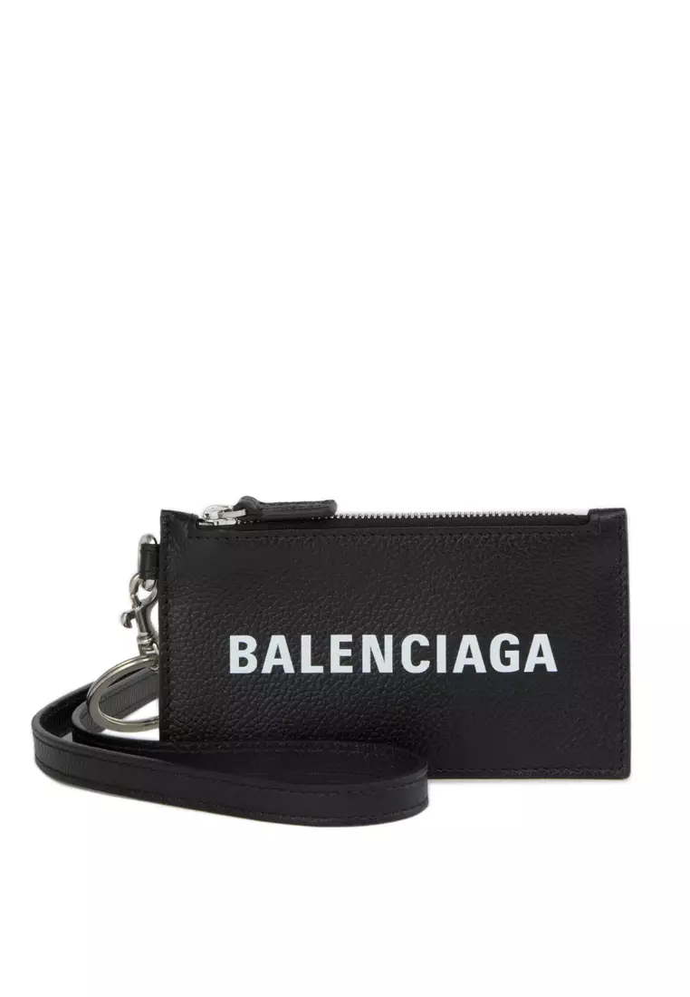 Buy BALENCIAGA Balenciaga Cash On Keyring Badge Holder/card Holder ...