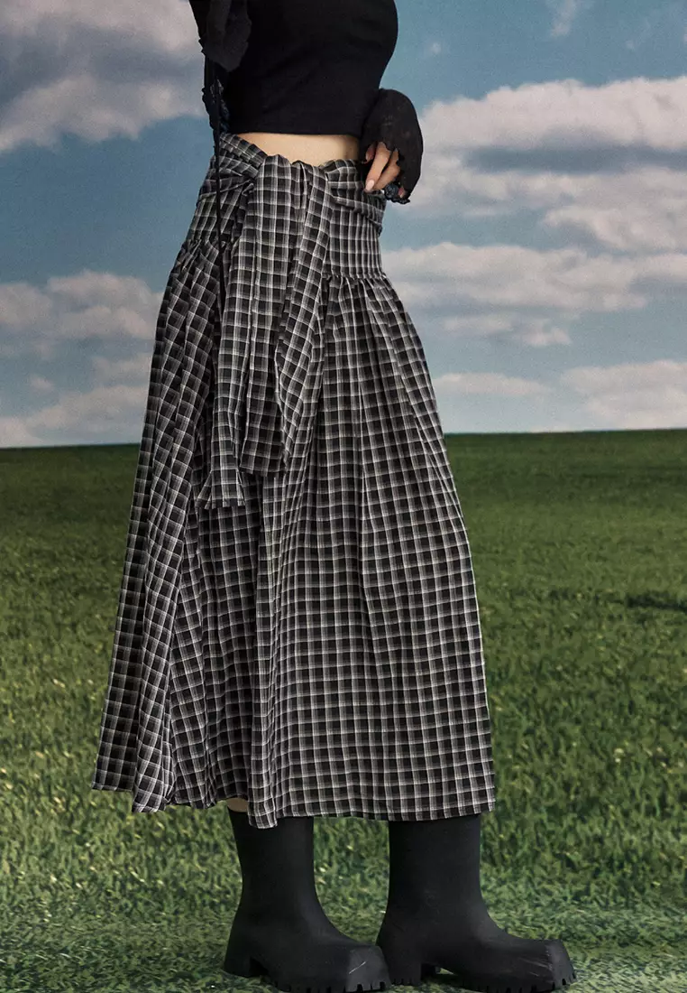 Plaid skirt zalora hotsell