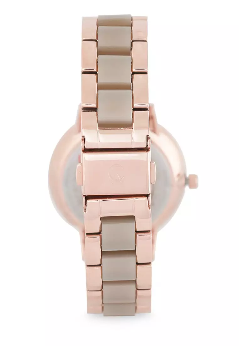 Alexandre Christie Jam Tangan Wanita - Rosegold Grey - Stainless Steel - 2A31 BFBRGGR