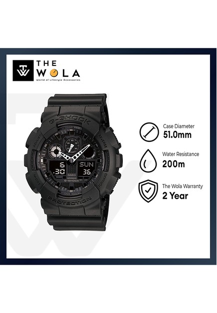 Buy G Shock Casio G Shock Watch Ga 100 1a1dr Online Zalora Malaysia