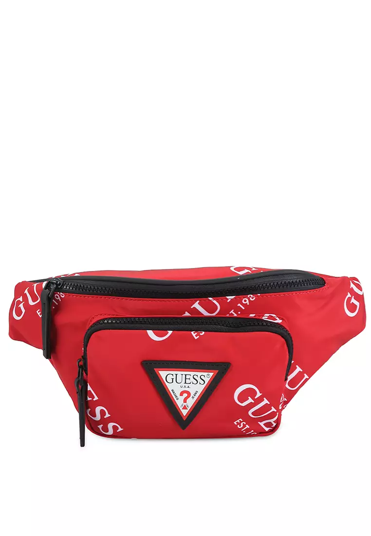 Guess logo fanny pack hot sale