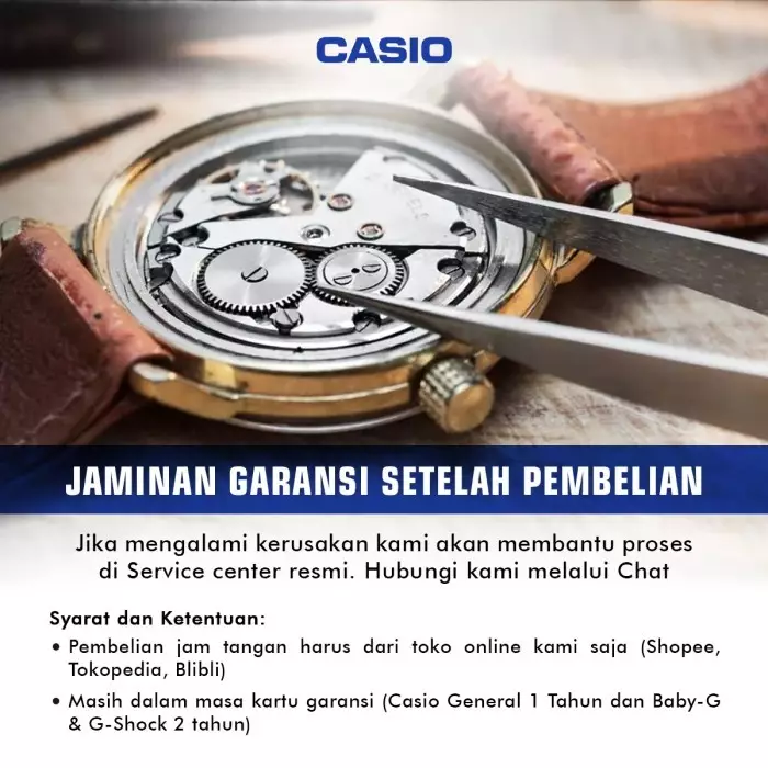 Casio Jam Tangan Analog Pria Original MTP-E720D-1AVDF