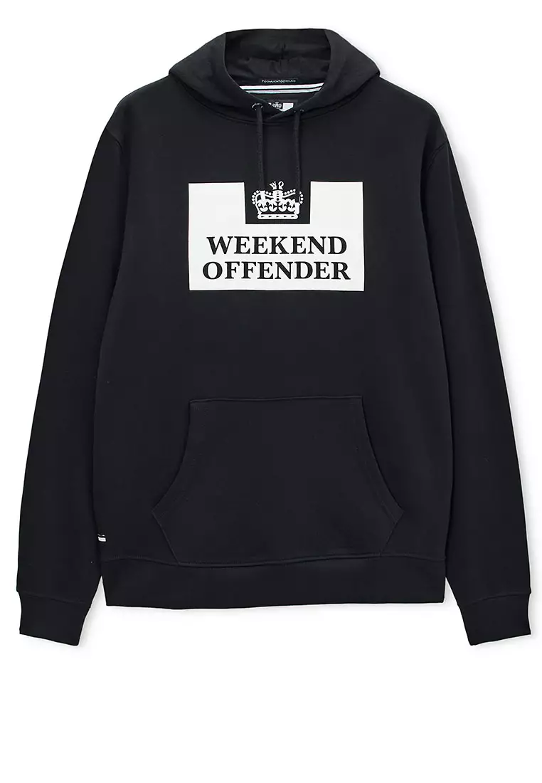 MENS BLACK HM SERVICE CLASSIC HOODIE
