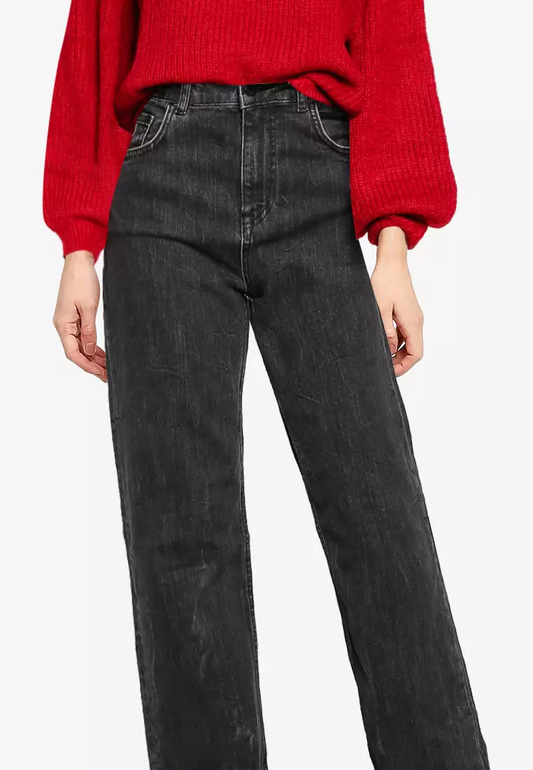 Wide Leg High Waist Jeans