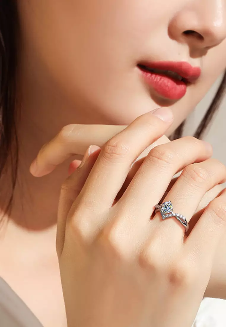 Cincin Wanita Original Desain mahkota Adjustable Fashion Anti karat Aksesoris