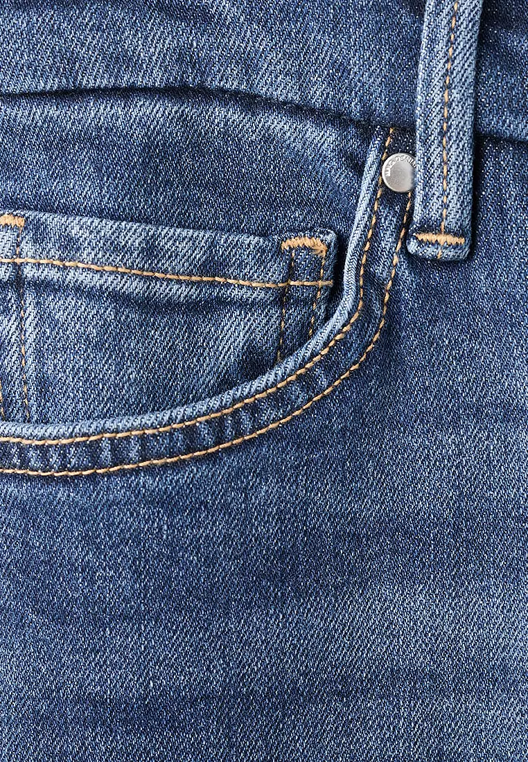 Violet Flared High-Rise Jeans