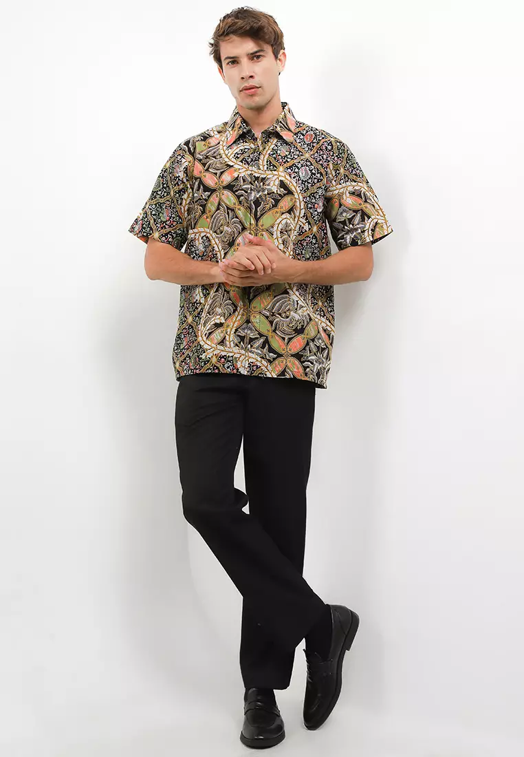 Melvin Shirt Kemeja Batik Pria Pendek