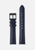 PLAIN SUPPLIES navy 20mm Stitched Leather Strap - Navy (Black Buckle) 6E9A9AC4A5F539GS_1