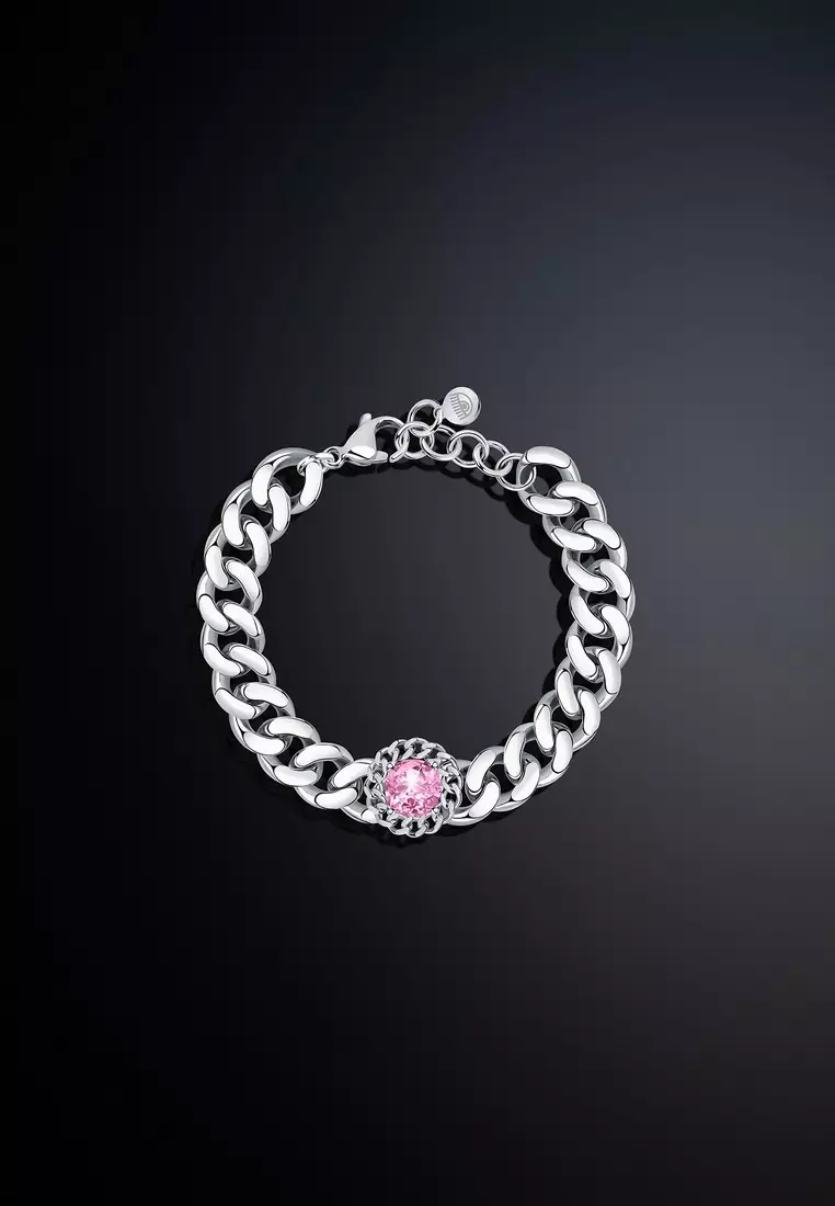 Chiara Ferragni Chain 170+25mm Pink Women's Bracelets J19AUW21