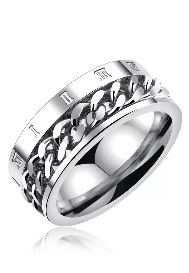 Buy Trendyshop Men's Rome Dial Ring 2026 Online | ZALORA Philippines