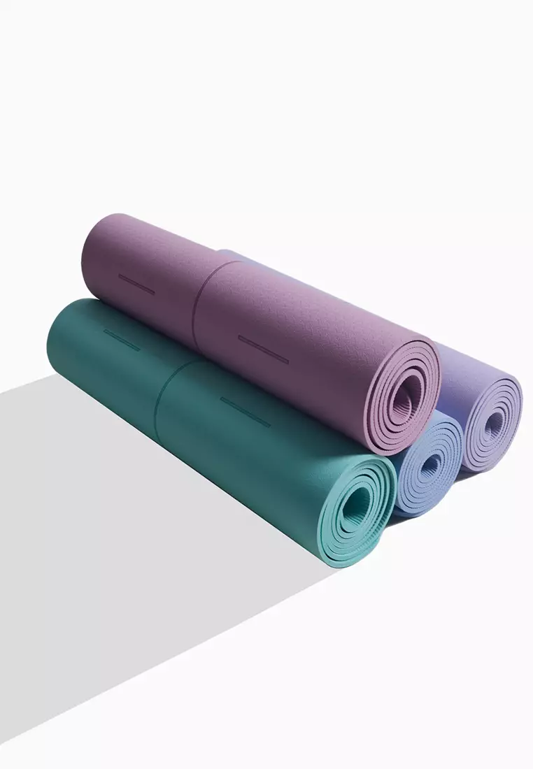 TPE瑜伽垫含有体位线
