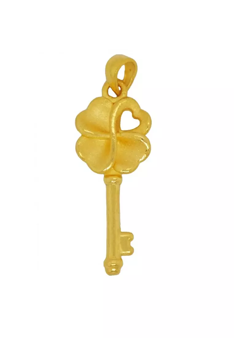 Gold key pendant online