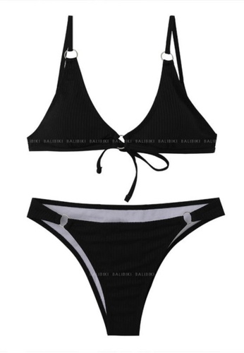 LYCKA black LNN1250 Korean Lady Bikini Swinwear Black 10BCFUS8E1532CGS_1
