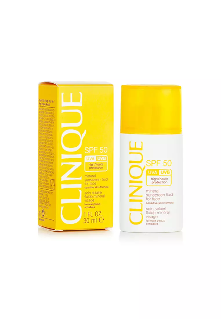 CLINIQUE - Mineral Sunscreen Fluid For Face SPF 50 - Sensitive Skin Formula 30ml/1oz