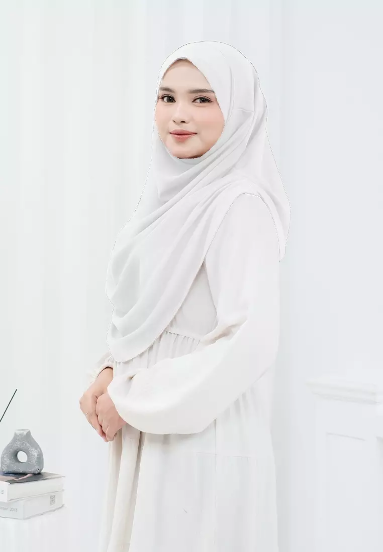 HIJAB INSTAN NASHWA - WHITE