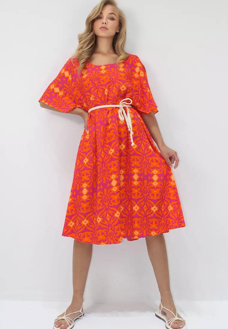 Viscose Midi Dress