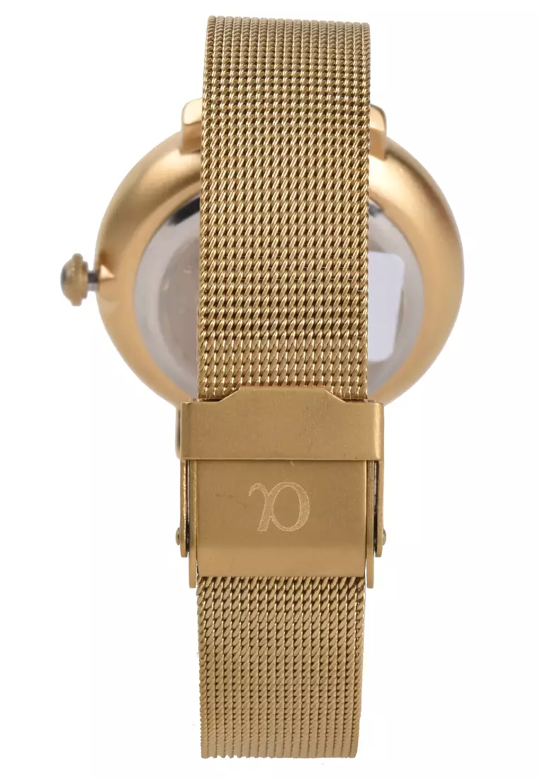 Alfa - Jam Tangan Wanita - Gold - Stainless Steel Bracelet - 38007L-A