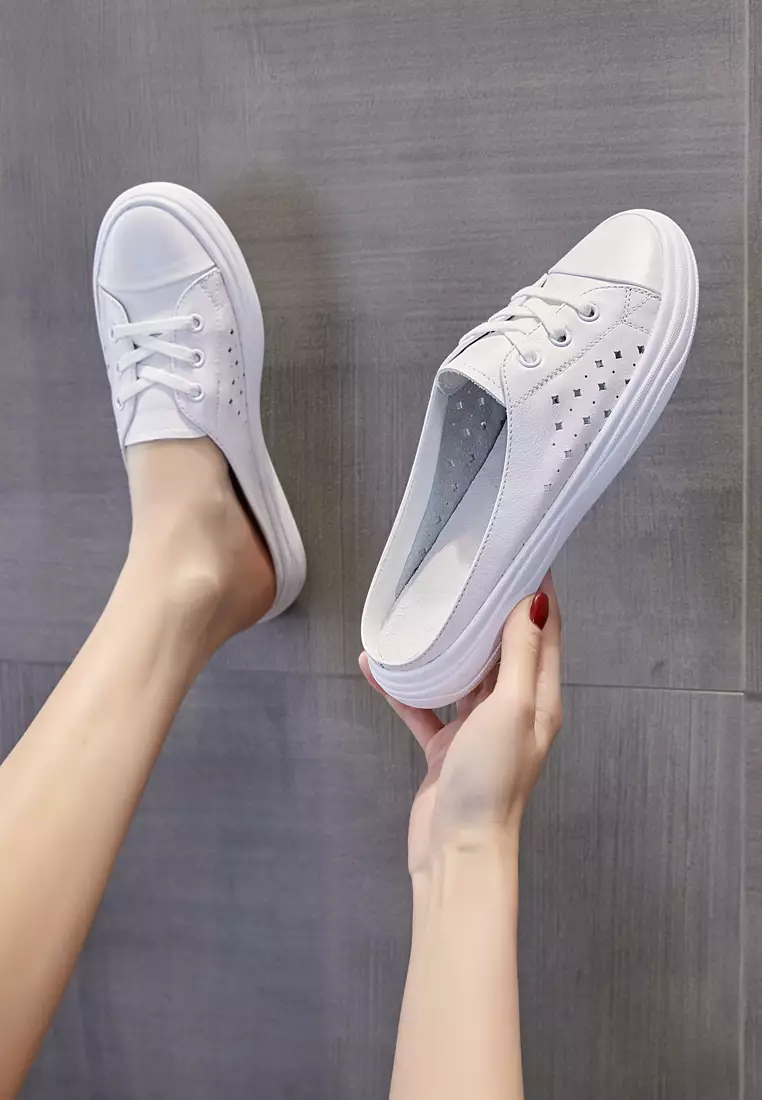 Cow Leather Breathable Slip-Ons RX2166