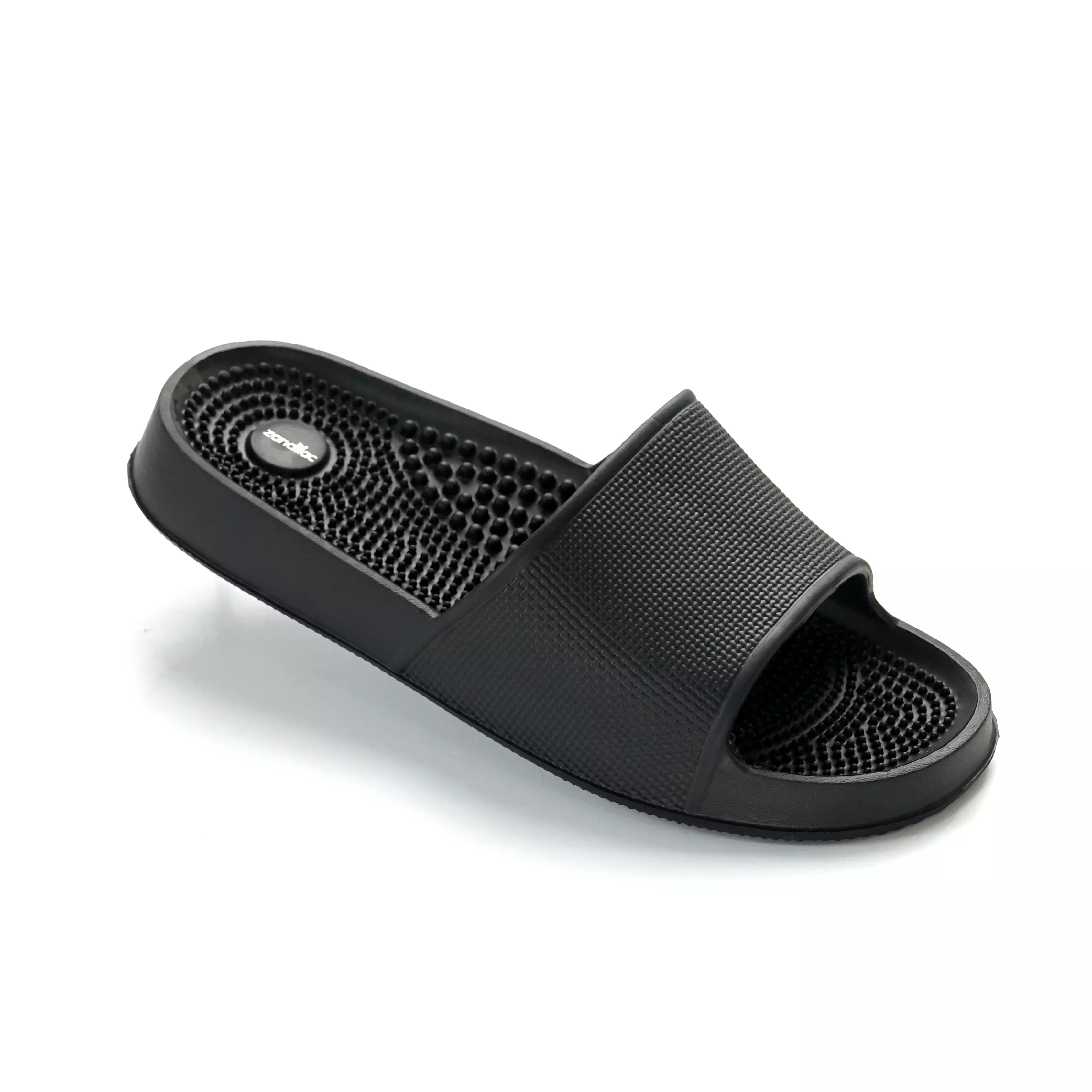ZANDILAC - SANDAL LAKI DEWASA CH122085LD - HITAM full karet