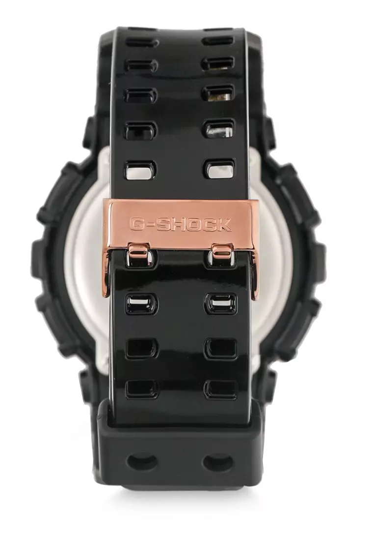 Casio G-SHOCK Jam Tangan Pria - Black Rosegold - Resin - GA-140GB-1A2DR