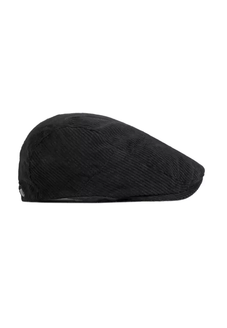 Kings Collection Black Japanese Corduroy Warm Beret Hat KCHT2251 2023 ...