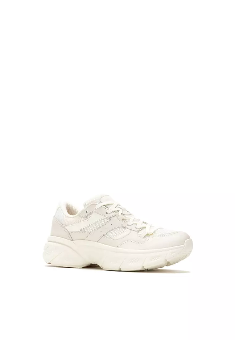 Hush puppies 2025 white leather shoes