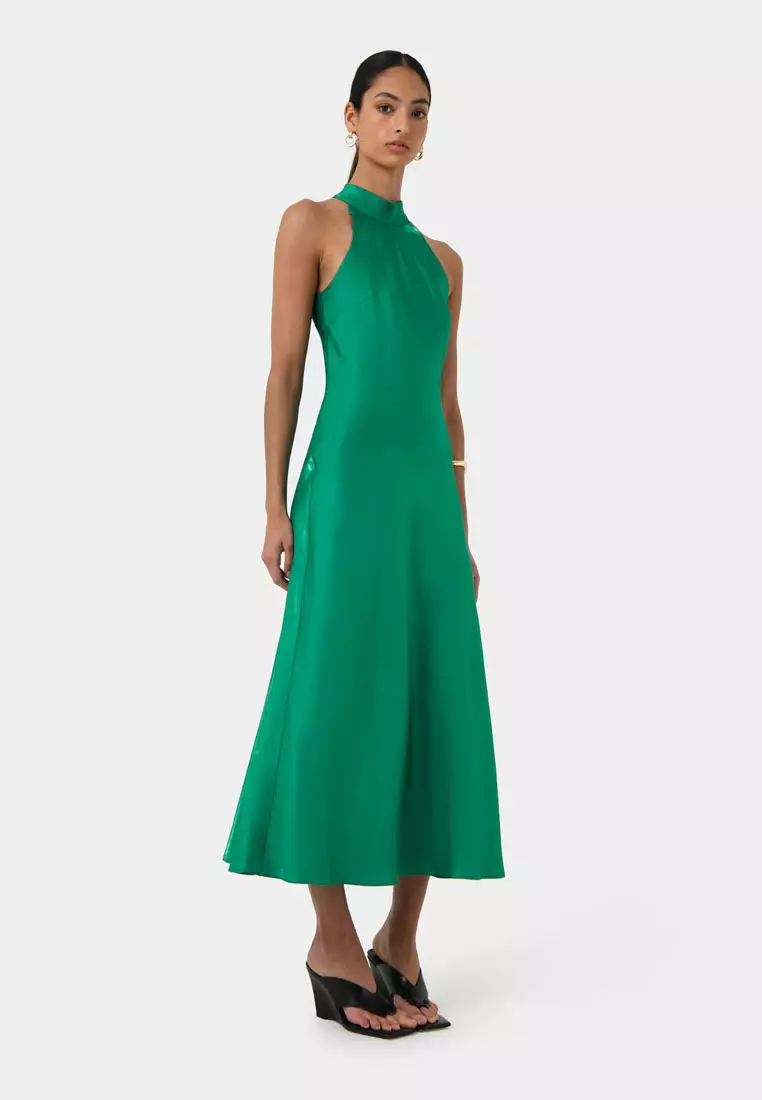 Leana Bias Midi Dress