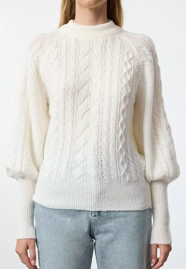 Hair Braided Sweater