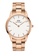 Daniel Wellington pink and gold Iconic Link 40mm Rose Gold White Watch 39049AC430F948GS_1