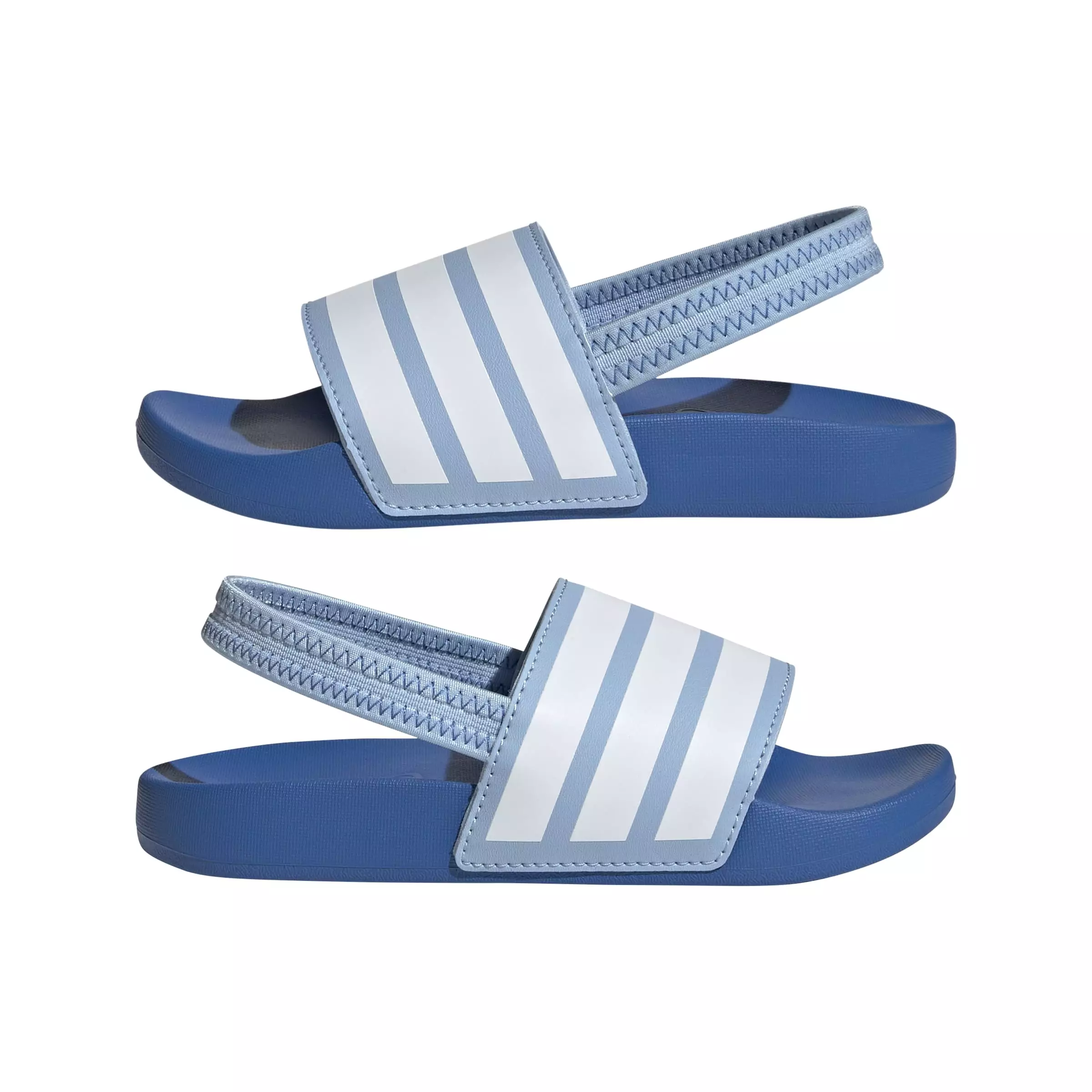 ADIDAS Adilette Estrap Slides C JR5332 - Sandal Anak (Biru)