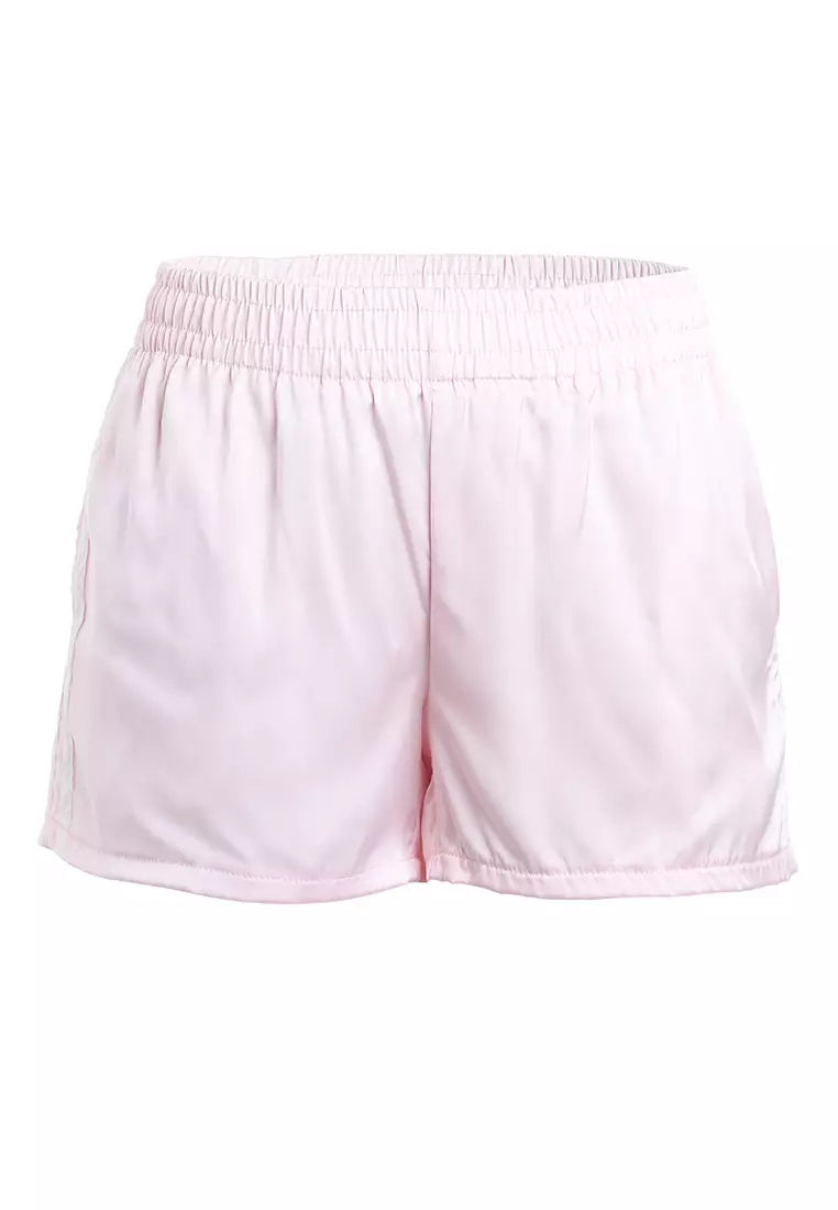 Celana Pendek Spice Bergaris Warna Pink