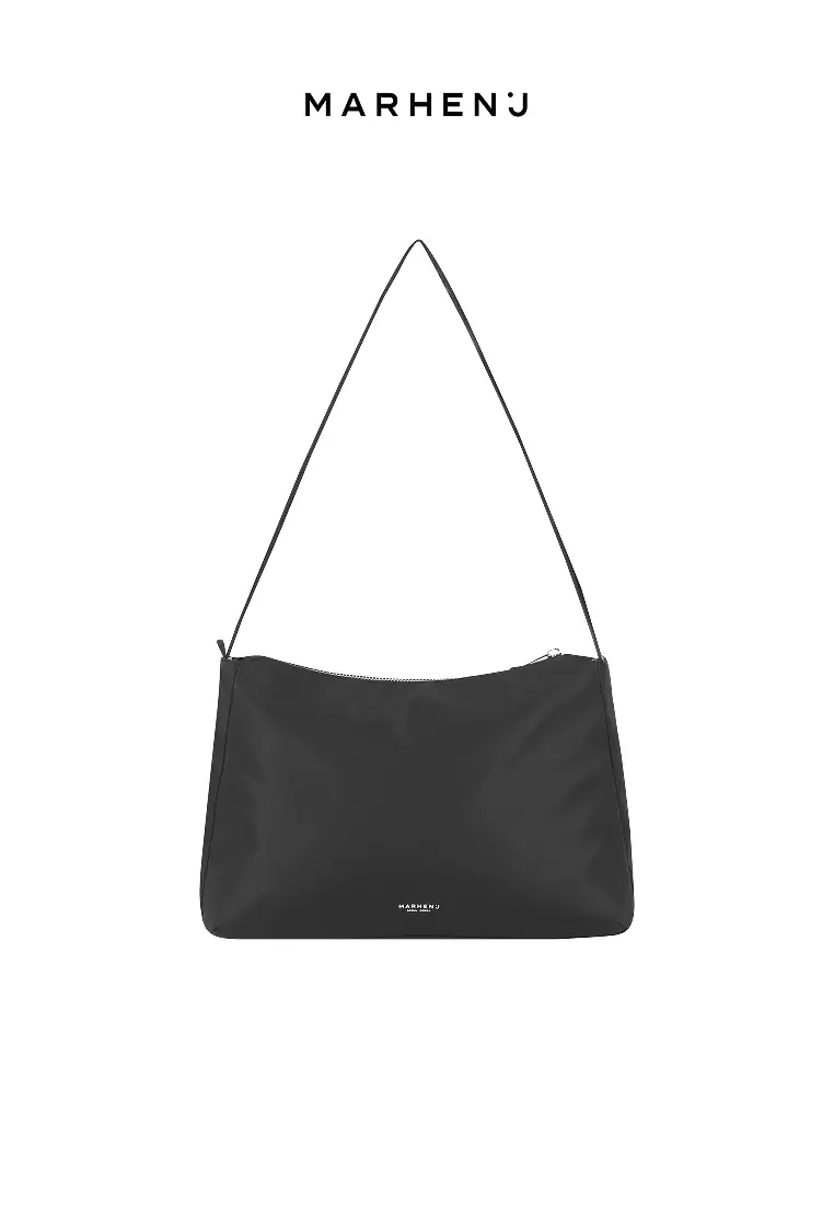 CIA L Nylon Crossbody Bag Black