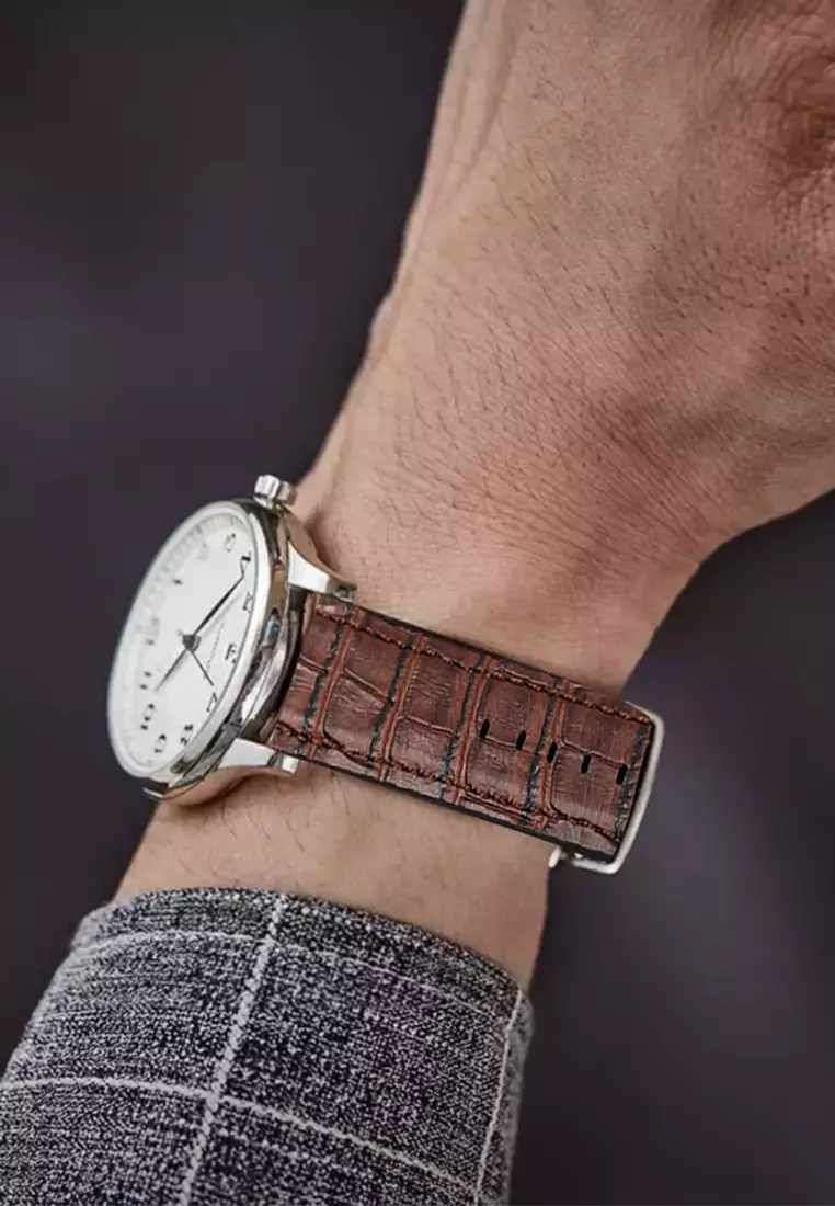 Tali Kulit Leather Strap Tali Strap 20mm Size coffee