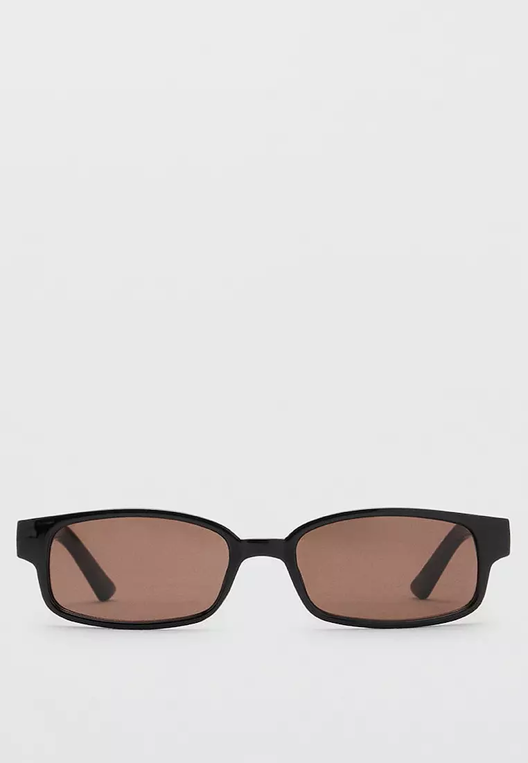 Rectangular-Frame Sunglasses