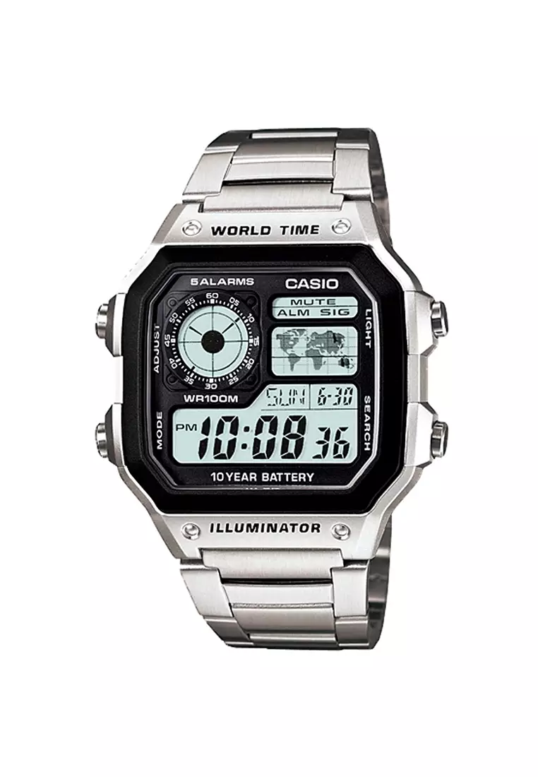 Casio illuminator silver online