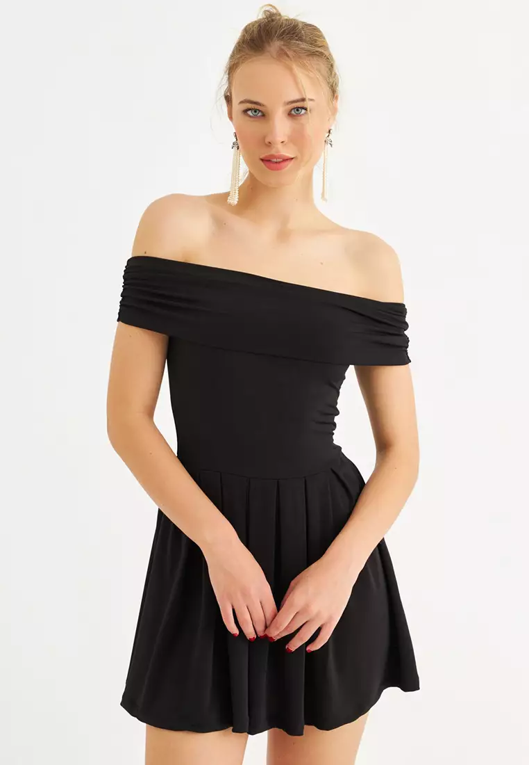 Madonna Collar Mini Dress