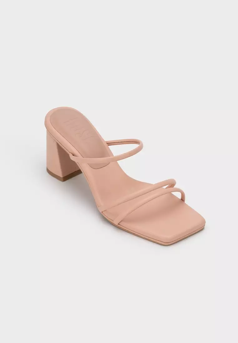 CLOUDFOAM STRAPPY BLOCK HEEL SLIDE