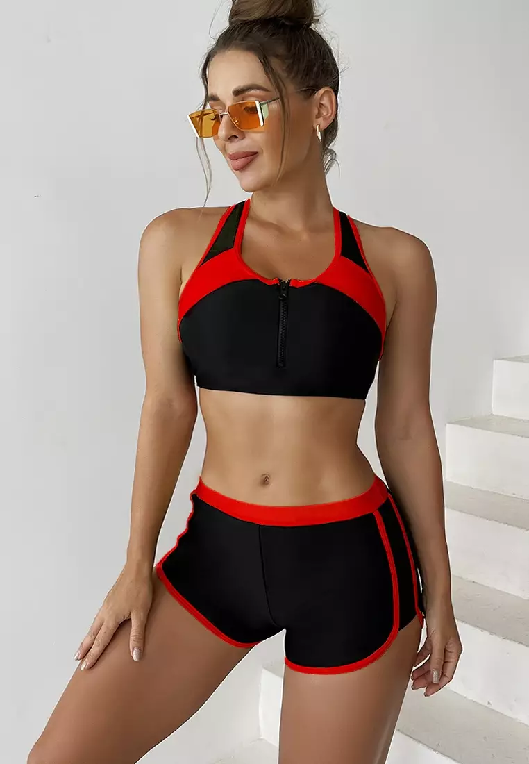 Red two piece on sale swimsuits