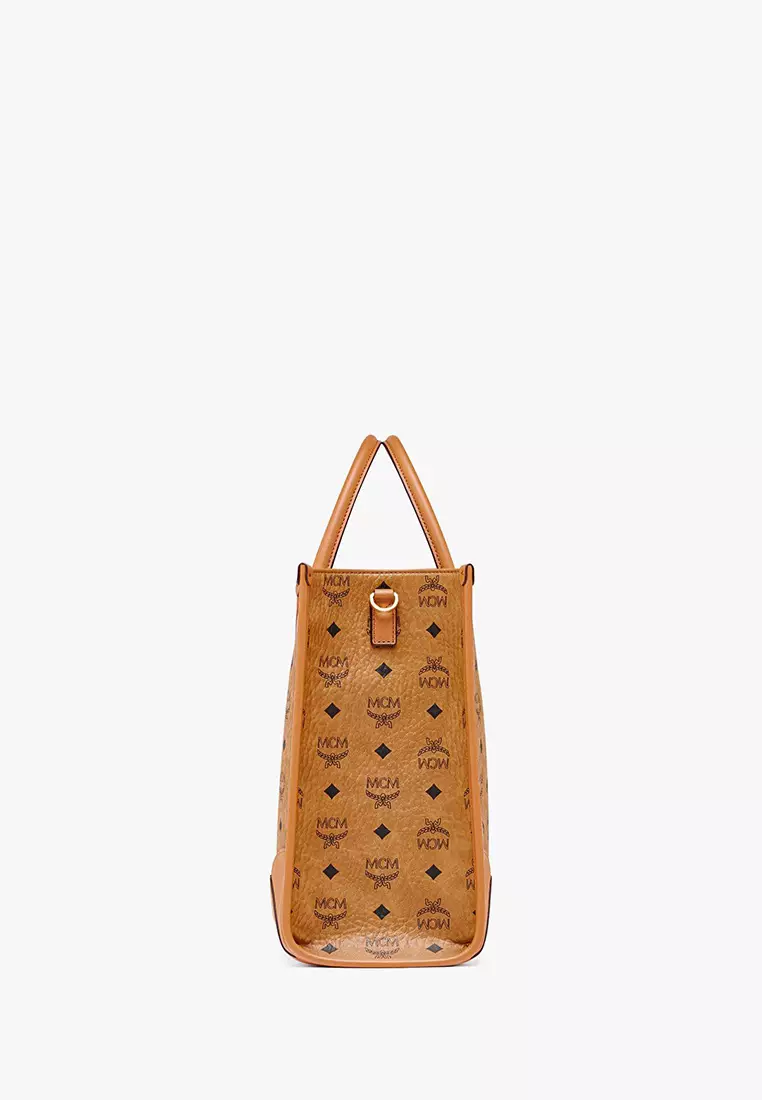 Mcm hot sale canvas tote