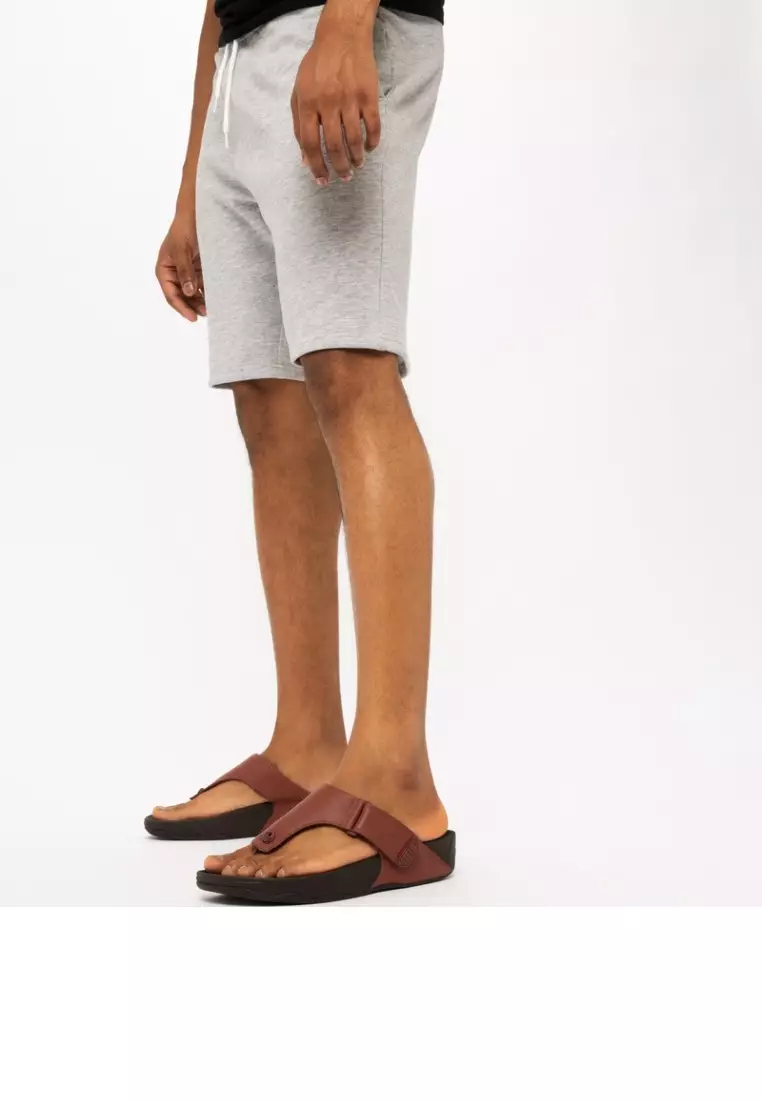 TRAKK II Men's Leather Toe-Post Sandals - Dark Tan (279-277)