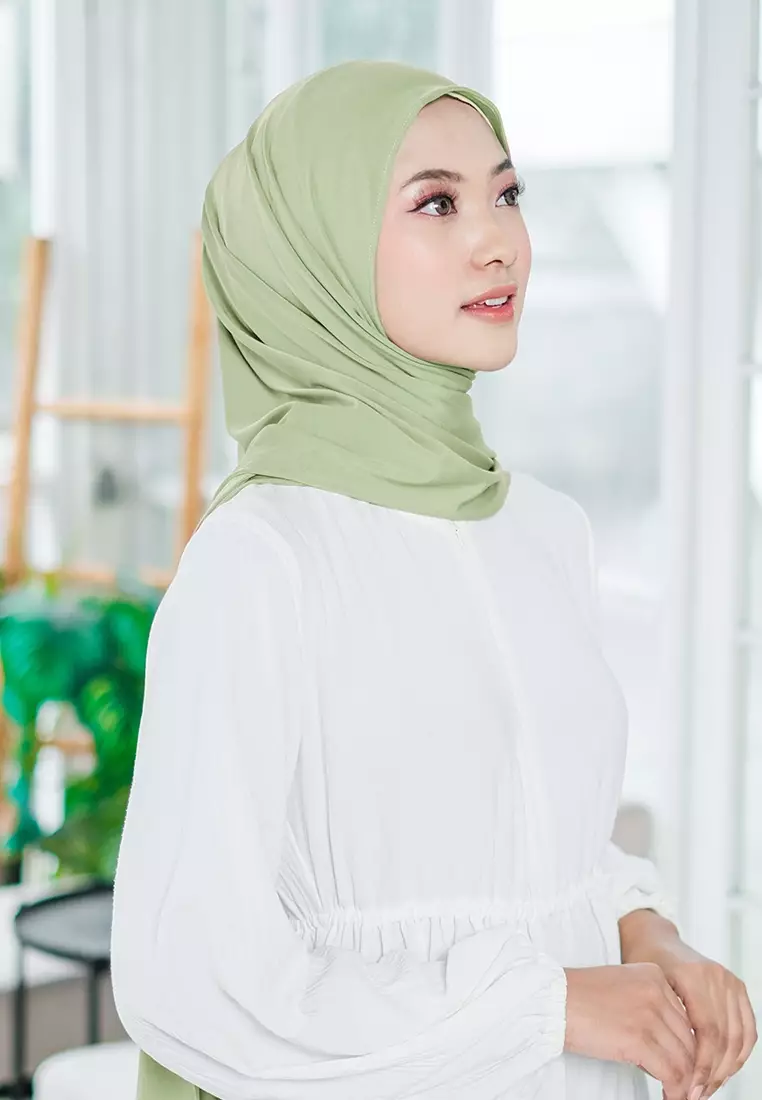 HIJAB INSTAN QILA - SOFT GREEN