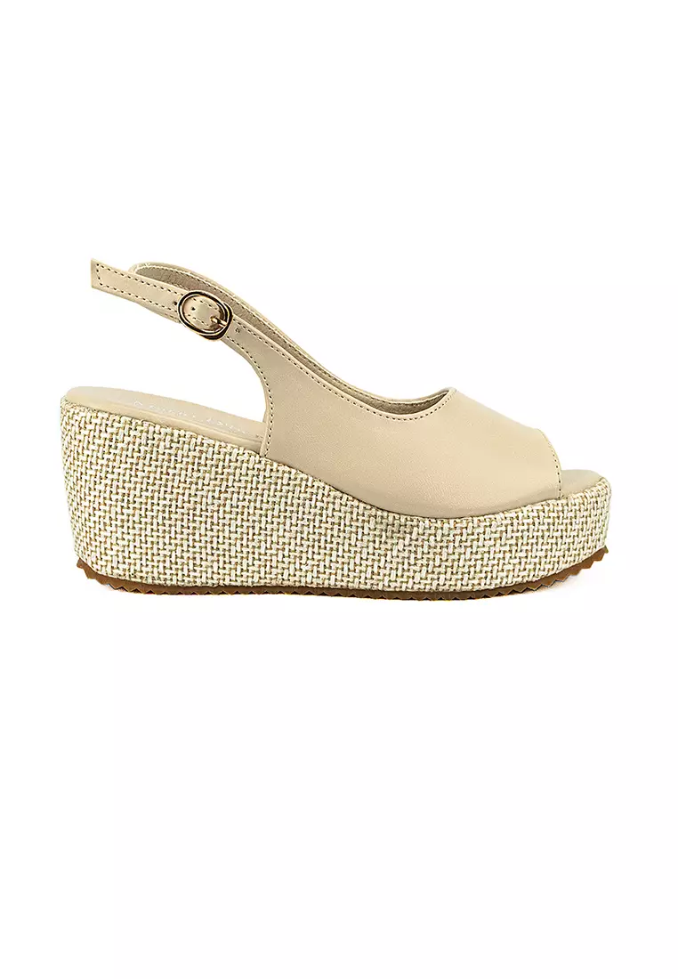 Mario D' boro Runway Women's Wedge Sandals LW 26011 Beige C44 C51 C58 C65