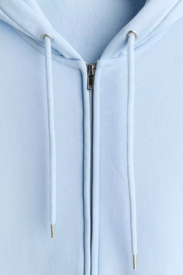 Zip-through hoodie