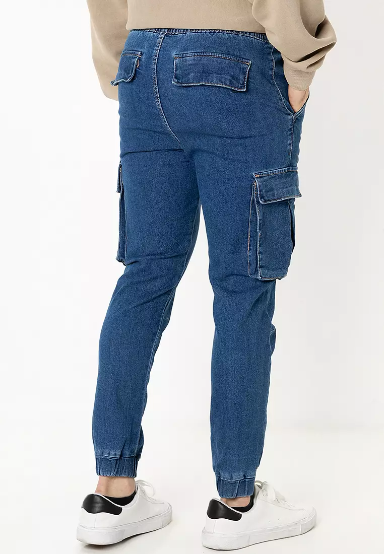 Slim Denim Joggers