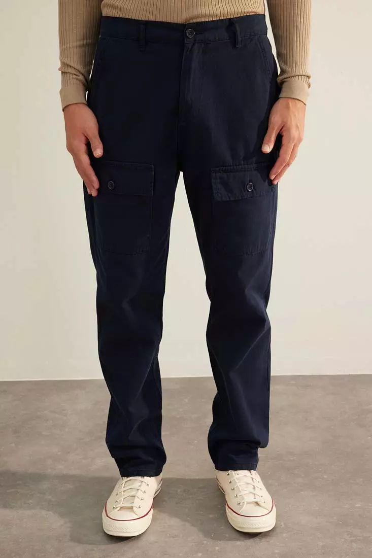 order loose gabardine pants-