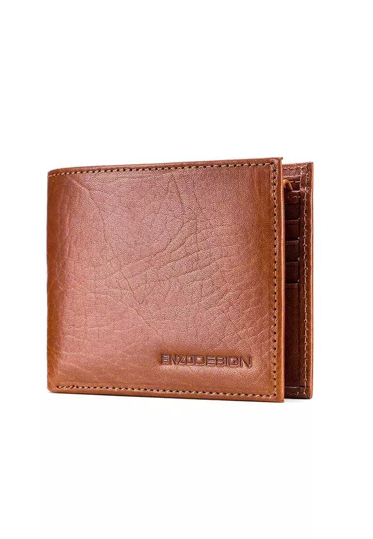 Card holder (2) double leather window, Leather card holder
